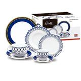 Aparelho de Jantar Chá e Café Porcelana 42pcs - Class Home
