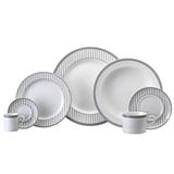 Aparelho de Jantar, Chá e Café Porcelana Schmidt 42 Peças - Dec. Aline
