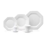 Aparelho de Jantar, Chá e Café Porcelana Schmidt 42 peças - Mod. Prisma