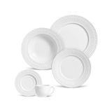 Aparelho de Jantar com 30 Peças Roma Branco - Porto brasil