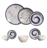 Aparelho de jantar cosmic blue 42 pcs mais 6 bowls porto brasil