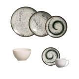 Aparelho de jantar cosmic green 30 pcs mais 6 bowls porto brasil