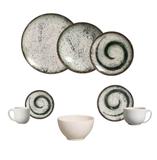 Aparelho de jantar cosmic green 48 pcs porto brasil