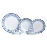 Aparelho de jantar de porcelana white 42 peças - Comercial gomes