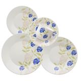Aparelho De Jantar E Chá 20pçs Azul Perfeito Cerâmica M638-1663 Biona