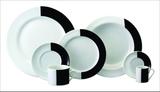 Aparelho de Jantar e Chá Porcelana Schmidt 30 Peças - Dec. Sedna