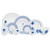 Aparelho De Jantar Elisa 42 Peças Azul - Schmidt
