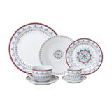 Aparelho de Jantar em Porcelana 42 Peças Mandala Wolff - Rojemac