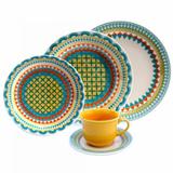 Aparelho De Jantar Floreal Birlo 30 Peças Oxford Porcelana - Biona