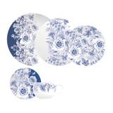 Aparelho De Jantar Germer Giverny 30 Peças Porcelana Branco