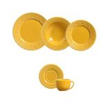 Aparelho de jantar madeleine mostarda 30 pcs porto brasil