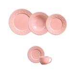 Aparelho de jantar madeleine rosa 30 pcs porto brasil
