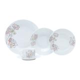 Aparelho de jantar madri com 20 peças em porcelana - Lyor