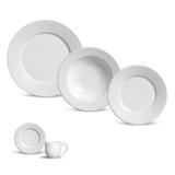 Aparelho de jantar olimpia branco 20pcs porto brasil