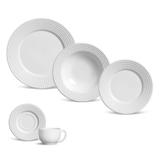 Aparelho de jantar olimpia branco 30 pcs porto brasil