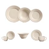 Aparelho de jantar olimpia cru 42 pcs mais 6 bowls porto brasil
