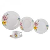 Aparelho de Jantar Porcelana 20 Peças Summer Redondo Lyor Branco