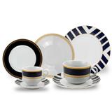 Aparelho de Jantar Porcelana Navy 42 Peças Class Home