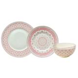 Aparelho de jantar Tie Mood 18 peças em porcelana - 23255 - L hermitage