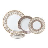 Aparelho De Jantar Wolff Bamboo 20 Peças Porcelana