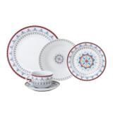Aparelho De Jantar Wolff Mandala 20 Peças Porcelana