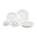 Aparelho de Jantar Wolff Porcelana 42 Peças Limoges Vendange
