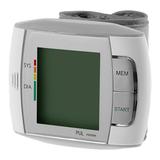 Aparelho de Pressão Digital para Pulso More Fitness MF-378PS Tela LCD - Branco