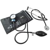 Aparelho de Pressão Metal Preto + Estetoscópio BIC