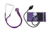 Aparelho de Pressão Roxo Com Esteto Rappaport Roxo CJPA224 PA MED - P.a. med