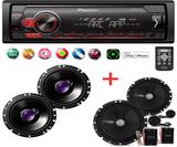 Aparelho de Som Mp3 Pioneer Usb + Kit Alto falante Pioneer