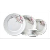 Aparelho Jantar Chá Pomerode Eterna 30pc Porcelana Schmidt