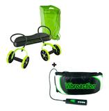Aparelho Massageador Abdominal Vibratório Rolo Barriga Abs - Cosmo