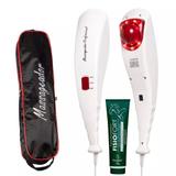 Aparelho Massageador Elétrico Profissional Com Infravermelho com Bolsa - Power live