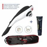 Aparelho Massageador Elétrico Profissional Rubber Corporal + Pomada + Bolsa - Power live