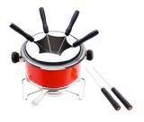 Aparelho para Fondue Esmaltado Vermelho com alças 5852-3 Zanella