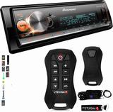 Aparelho Som Pioneer Bluetooth Usb Mvh-x300br + Controle Sx2