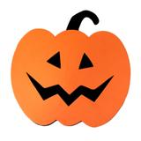 Aplique Abóbora Grande em EVA Halloween Festas 8 unidades - Upontocom