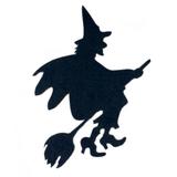 Aplique Bruxa em EVA Liso Halloween Festas 80 unidades - Upontocom
