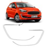 Aplique Ford Ka 2019 Adesivo Moldura Farol De Milha Cromado - Sportinox