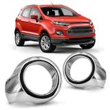 Aplique Moldura Do Milha Ecosport 2013 A 2016 Cromado - Automotive Imports