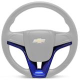 Aplique Moldura Volante Modelo Cruze Onix Azul - Cvd