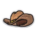 Aplique Patch Bordado Moda Sertanejo - Chapeu Cowboy DV80764- - Universo talysma bordados