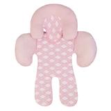 Apoio De Corpo Reversível para Bebê Conforto Losango Rosa - I9 baby