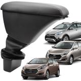 Apoio Encosto Descanso Braço Couro Preto HB20 Hatch Sedan HB20X 2013 à 2019 Costura Preta SofistiCar - Sofisti car