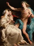 Apolo e Duas Musas - Pompeo Batoni - Tela 30x40 Para Quadro - Santhatela
