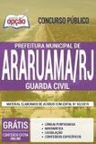 Apostila Prefeitura de Araruama 2019 - GUARDA CIVIL - Opção