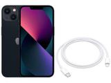 Apple iPhone 13 128GB Meia-noite Tela 6,1” 12MP - iOS + Cabo de USB-C para Lightning 1m Original