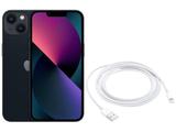 Apple iPhone 13 128GB Meia-noite Tela 6,1” 12MP - iOS + Cabo de USB-C para Lightning 2m Original