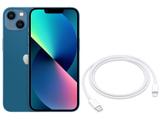 Apple iPhone 13 256GB Azul Tela 6,1” 12MP - iOS - + Cabo de USB-C para Lightning Apple 1m Original