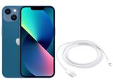 Apple iPhone 13 256GB Azul Tela 6,1” 12MP - iOS + - Cabo de USB para Lightning 2m Original